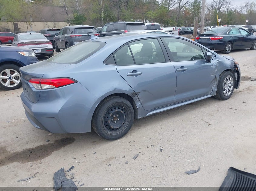 2022 Toyota Corolla VIN JTDEPMAE9N3025665 IAAI salvage auction — LEFT SIDE, Salvage Title, sold $3,100 on 2026-07-29 (photo 4)