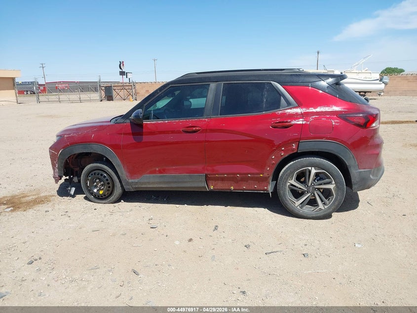 2022 Chevrolet Trailblazer VIN KL79MTSL3NB105578 IAAI salvage auction — LEFT & RIGHT, Original (Texas), sold $8,075 on 2026-07-27 (photo 6)