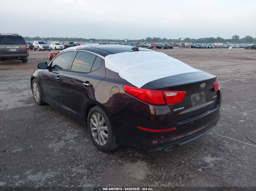 2014 Kia Optima VIN 5XXGN4A73EG277721 IAAI salvage auction — HAIL, Original (Texas), sold $800 on 2026-07-14 (photo 3)