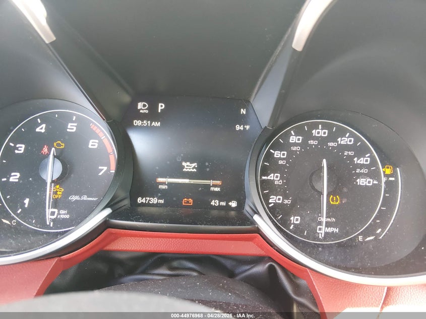 2019 Alfa romeo Giulia VIN ZARFANBN6K7603189 IAAI salvage auction — FRONT & REAR, Rebuildable (Florida), sold $4,900 on 2026-07-13 (photo 7)