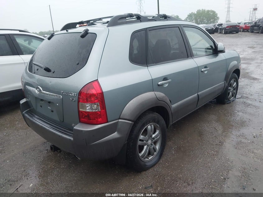 2006 Hyundai Tucson VIN KM8JN72D46U284180 IAAI salvage auction — NORMAL WEAR, Salvage (Texas), sold $525 on 2026-07-29 (photo 4)