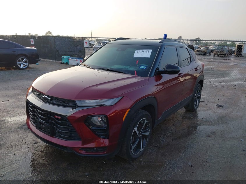 2023 Chevrolet Trailblazer VIN KL79MTSL6PB202891 IAAI salvage auction — REAR END, Original (Texas), sold $4,775 on 2026-07-14 (photo 2)