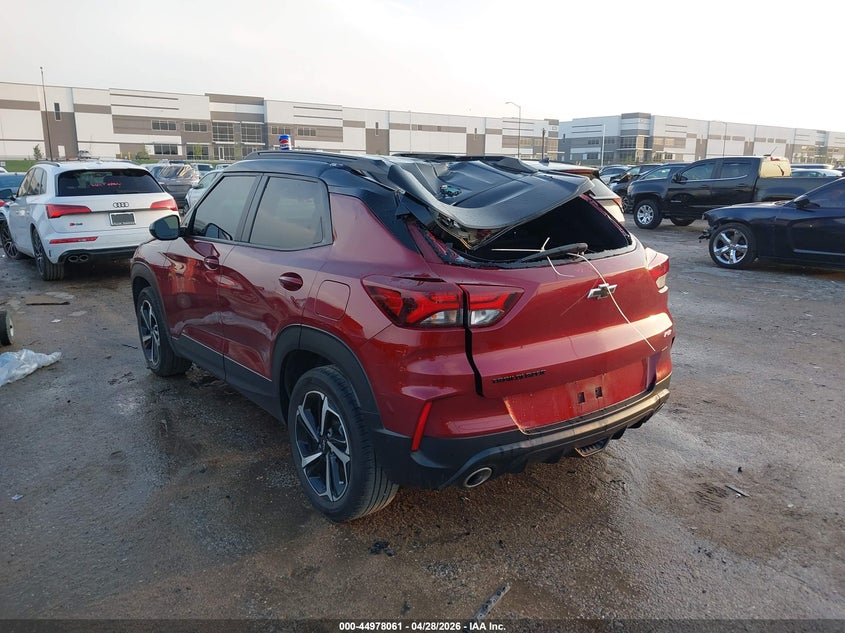 2023 Chevrolet Trailblazer VIN KL79MTSL6PB202891 IAAI salvage auction — REAR END, Original (Texas), sold $4,775 on 2026-07-14 (photo 3)