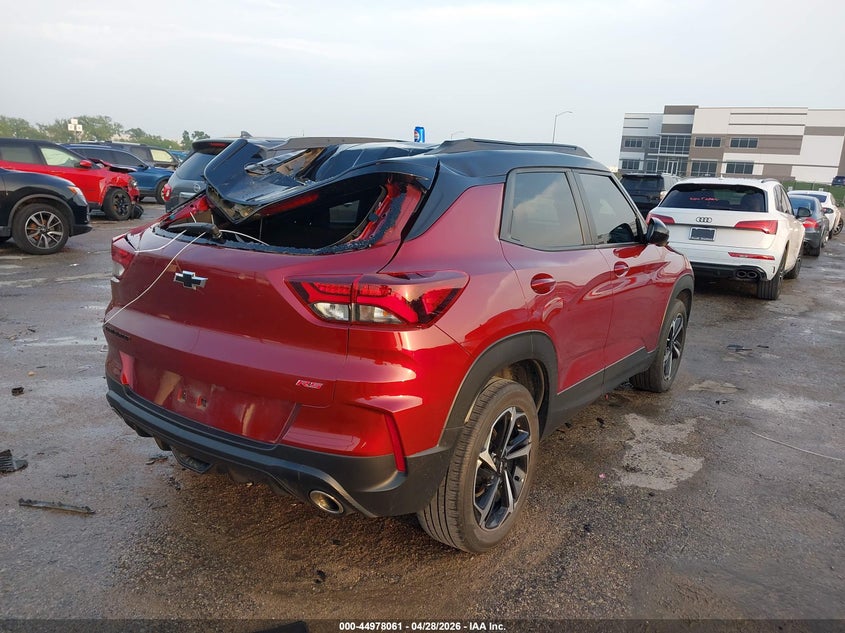 2023 Chevrolet Trailblazer VIN KL79MTSL6PB202891 IAAI salvage auction — REAR END, Original (Texas), sold $4,775 on 2026-07-14 (photo 4)