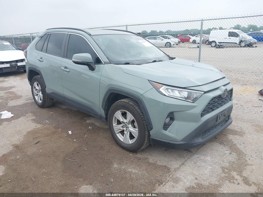 2021 Toyota Rav 4 VIN JTMW1RFV0MD071891 IAAI salvage auction — LEFT FRONT, Original (Texas), sold $12,700 on 2026-07-07 (photo 1)