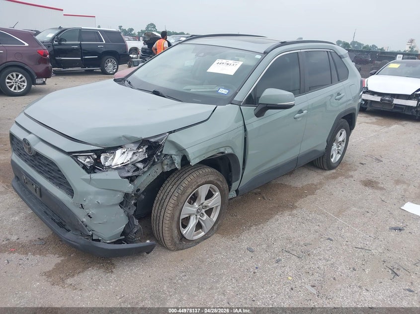 2021 Toyota Rav 4 VIN JTMW1RFV0MD071891 IAAI salvage auction — LEFT FRONT, Original (Texas), sold $12,700 on 2026-07-07 (photo 2)