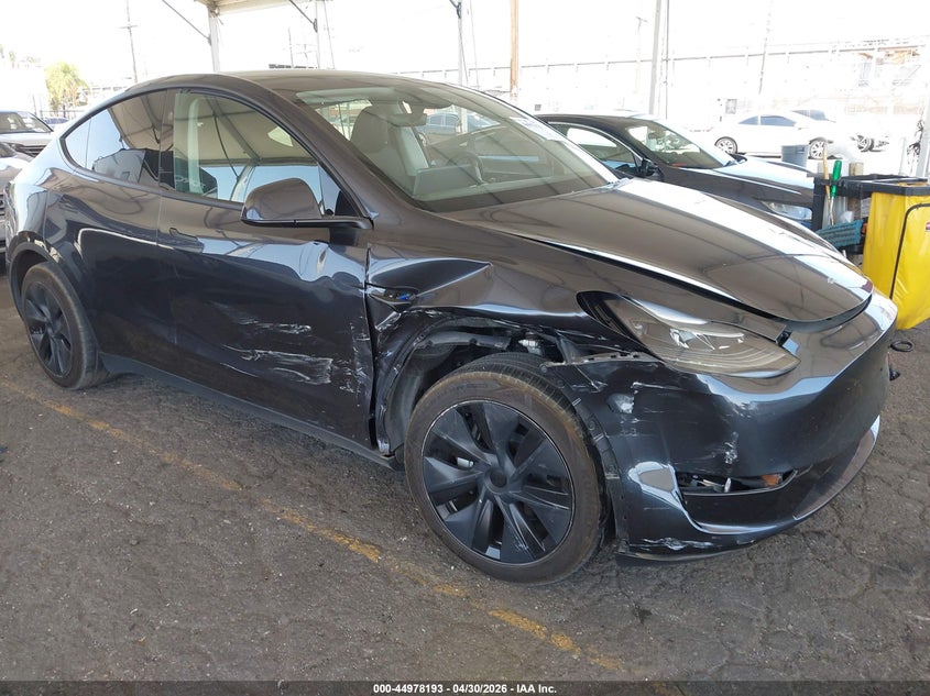 2024 Tesla Model y VIN 7SAYGDED6RF132764 IAAI salvage auction — SIDE, Salvage (California), sold $12,350 on 2026-07-16 (photo 1)