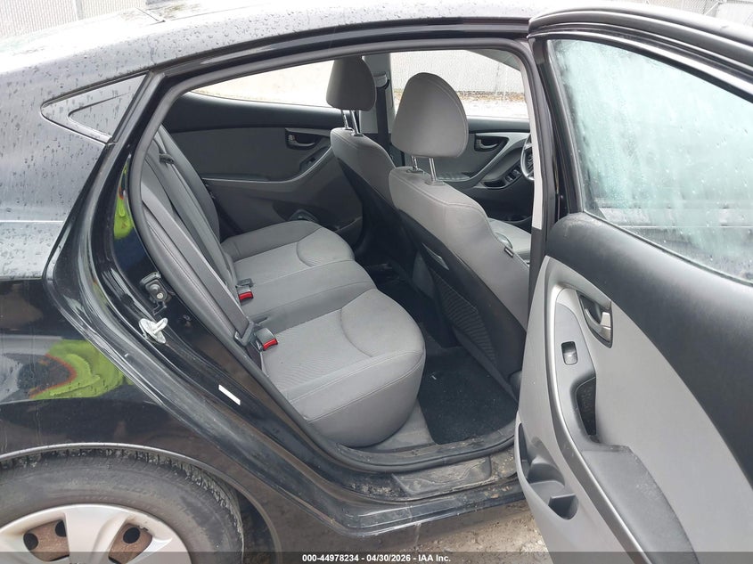 2016 Hyundai Elantra VIN KMHDH4AE7GU647070 IAAI salvage auction — WATER/FLOOD, Salvage Title, sold $525 on 2026-07-08 (photo 8)