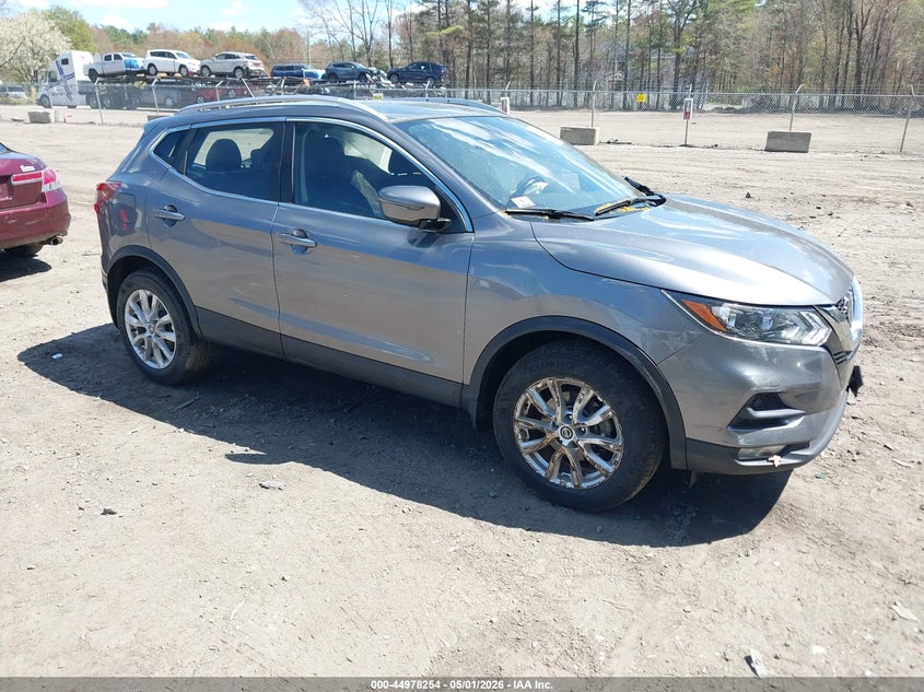 2021 Nissan Rogue VIN JN1BJ1BW5MW446552 IAAI salvage auction — LEFT SIDE, Salvage (Massachusetts), sold $2,600 on 2026-07-24 (photo 1)