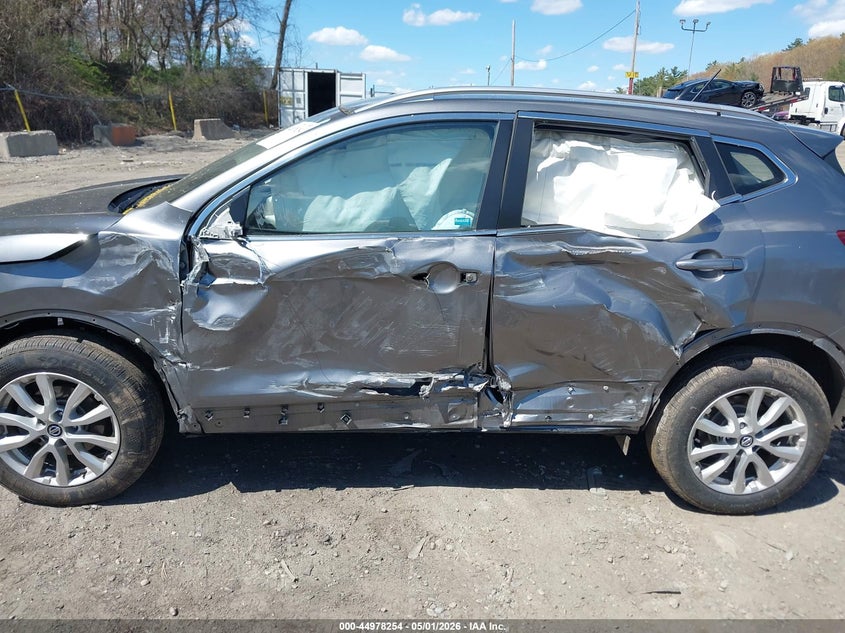 2021 Nissan Rogue VIN JN1BJ1BW5MW446552 IAAI salvage auction — LEFT SIDE, Salvage (Massachusetts), sold $2,600 on 2026-07-24 (photo 6)