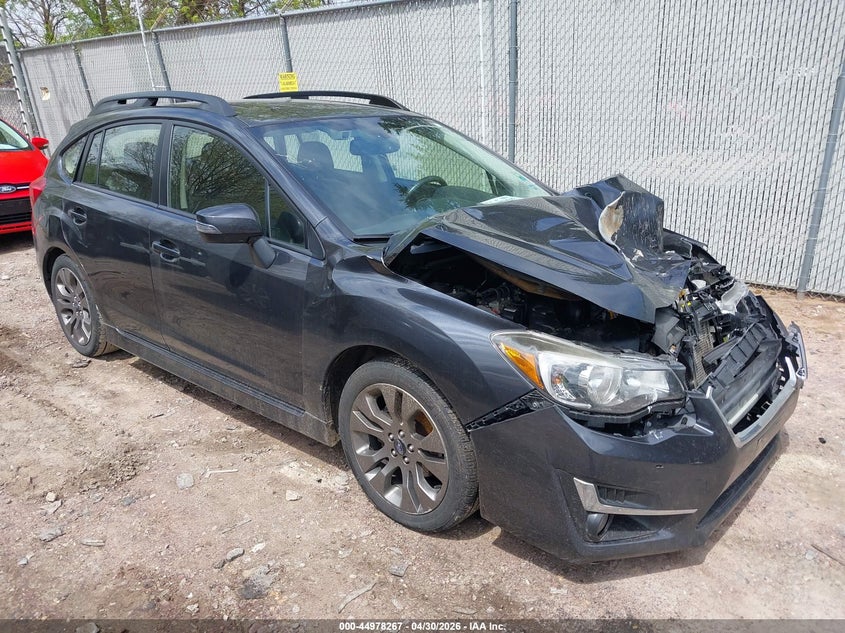 2016 Subaru Impreza VIN JF1GPAY64G8348264 IAAI salvage auction — FRONT END, Clear (Wisconsin), sold $1,275 on 2026-07-29 (photo 1)