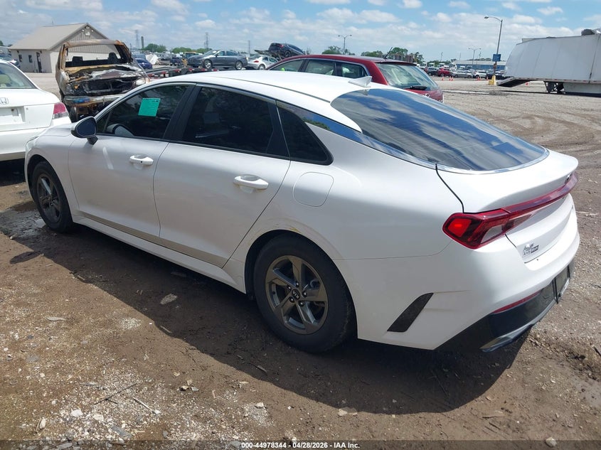 2021 Kia K5 VIN 5XXG14J23MG045263 IAAI salvage auction — RIGHT FRONT, Salvage (Indiana), sold $2,950 on 2026-07-29 (photo 3)
