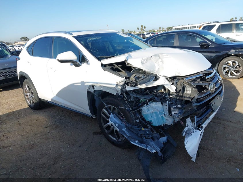 2016 Lexus Nx VIN JTJYARBZ1G2044598 IAAI salvage auction — RIGHT FRONT, Salvage (California), sold $5,450 on 2026-07-06 (photo 1)