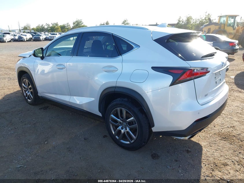 2016 Lexus Nx VIN JTJYARBZ1G2044598 IAAI salvage auction — RIGHT FRONT, Salvage (California), sold $5,450 on 2026-07-06 (photo 3)