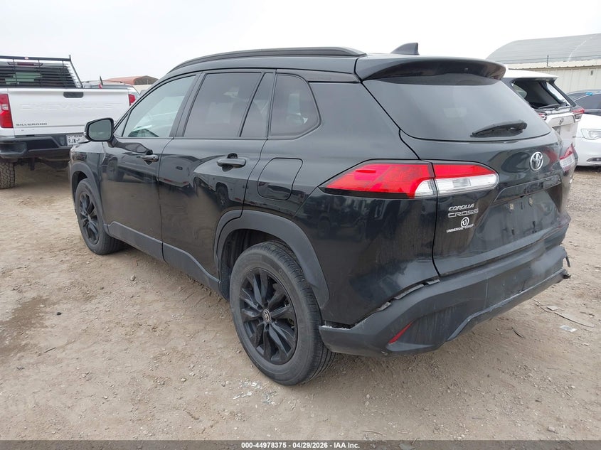 2023 Toyota Corolla cross VIN 7MUCAAAG4PV040719 IAAI salvage auction — FRONT & REAR, Original (Texas), sold $7,900 on 2026-07-08 (photo 3)