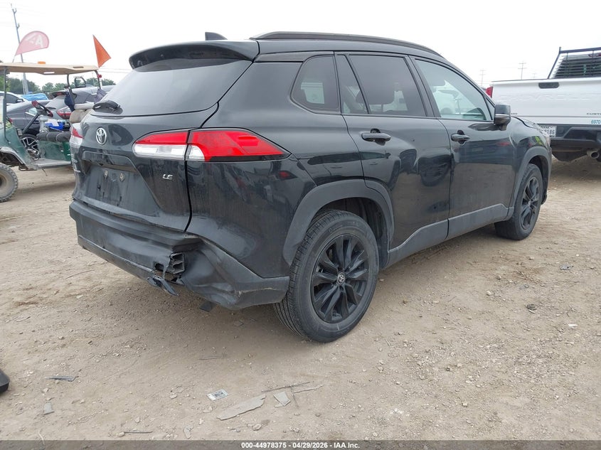 2023 Toyota Corolla cross VIN 7MUCAAAG4PV040719 IAAI salvage auction — FRONT & REAR, Original (Texas), sold $7,900 on 2026-07-08 (photo 4)