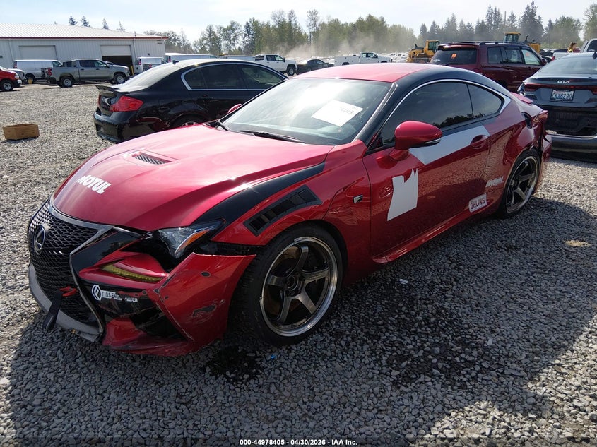 2015 Lexus Rc-f VIN JTHHP5BC7F5000607 IAAI salvage auction — SIDE, Bill Of Sale (Washington), sold $10,350 on 2026-07-22 (photo 2)