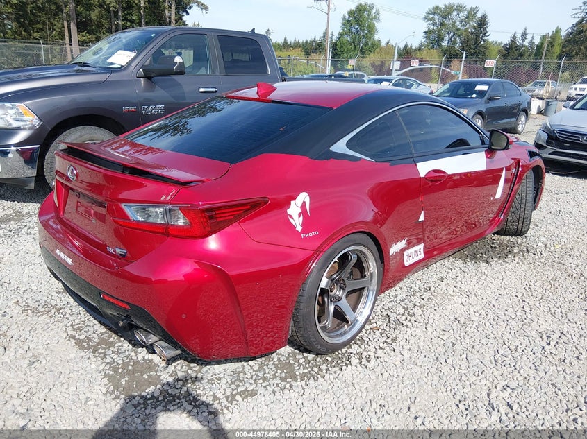 2015 Lexus Rc-f VIN JTHHP5BC7F5000607 IAAI salvage auction — SIDE, Bill Of Sale (Washington), sold $10,350 on 2026-07-22 (photo 4)