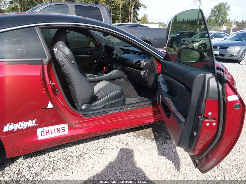 2015 Lexus Rc-f VIN JTHHP5BC7F5000607 IAAI salvage auction — SIDE, Bill Of Sale (Washington), sold $10,350 on 2026-07-22 (photo 5)
