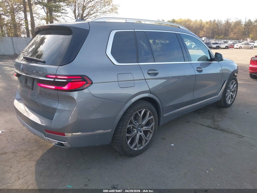 2025 BMW X7 VIN 5UX23EM00S9W58440 IAAI salvage auction — FRONT END, Mv-907A (New York), sold $35,950 on 2026-07-14 (photo 4)