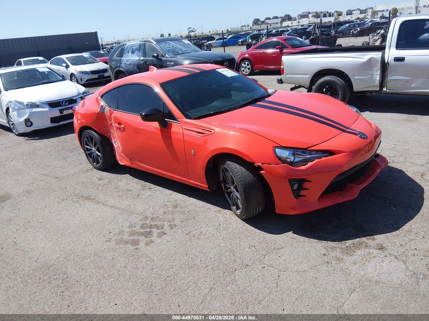 2017 Toyota Gt86 VIN JF1ZNAA11H8707603 IAAI salvage auction — LEFT FRONT, Salvage (California), sold $2,100 on 2026-07-13 (photo 1)