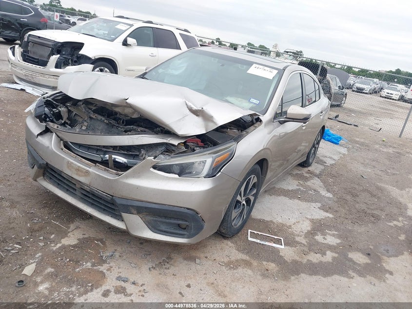 2020 Subaru LEGACY VIN 4S3BWAE64L3009121 IAAI salvage auction — FRONT END, Original (Texas), sold $1,000 on 2026-07-09 (photo 2)