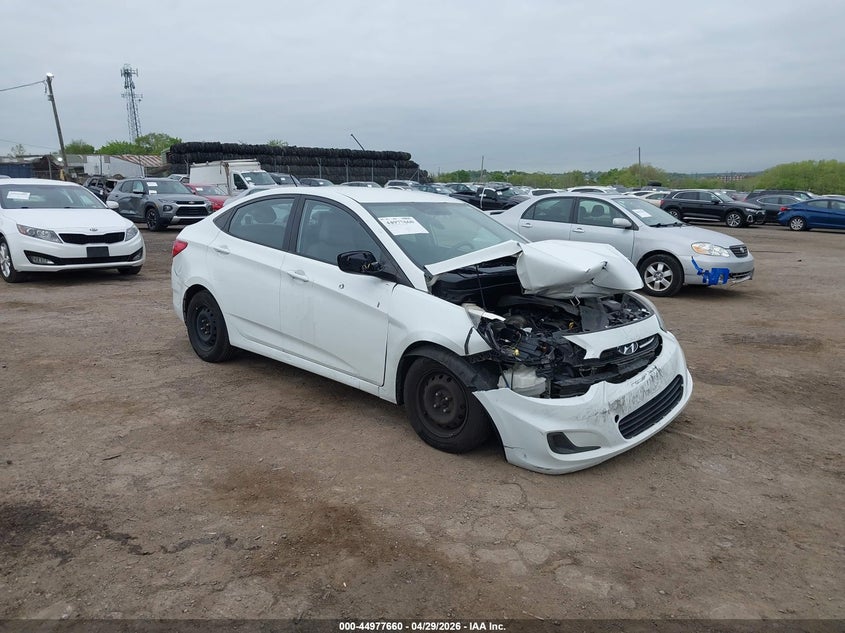 2015 Hyundai Accent VIN KMHCT4AE1FU860041 IAAI salvage auction — FRONT END, Salvage (Pennsylvania), sold $775 on 2026-07-31 (photo 1)