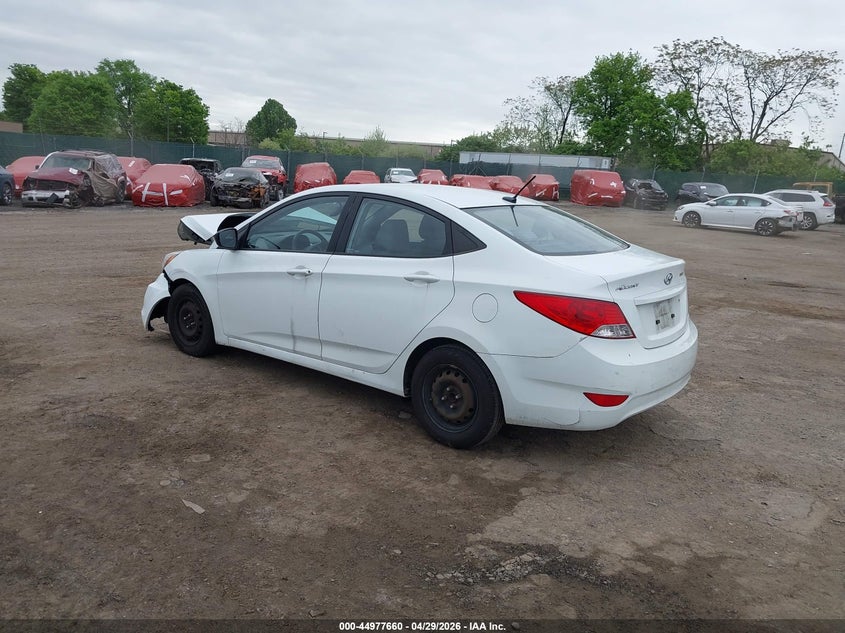 2015 Hyundai Accent VIN KMHCT4AE1FU860041 IAAI salvage auction — FRONT END, Salvage (Pennsylvania), sold $775 on 2026-07-31 (photo 3)