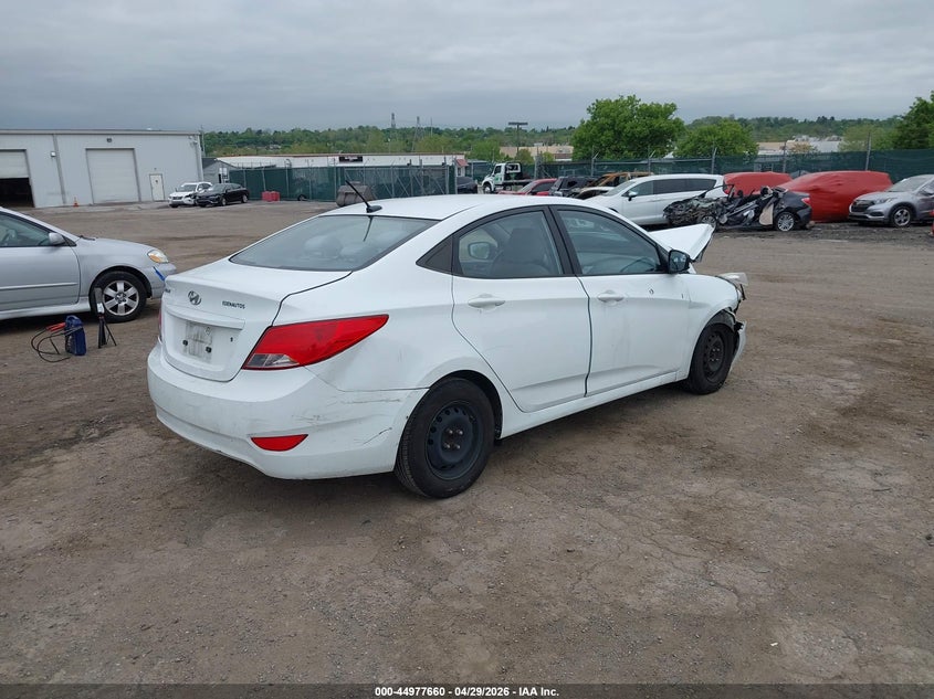 2015 Hyundai Accent VIN KMHCT4AE1FU860041 IAAI salvage auction — FRONT END, Salvage (Pennsylvania), sold $775 on 2026-07-31 (photo 4)