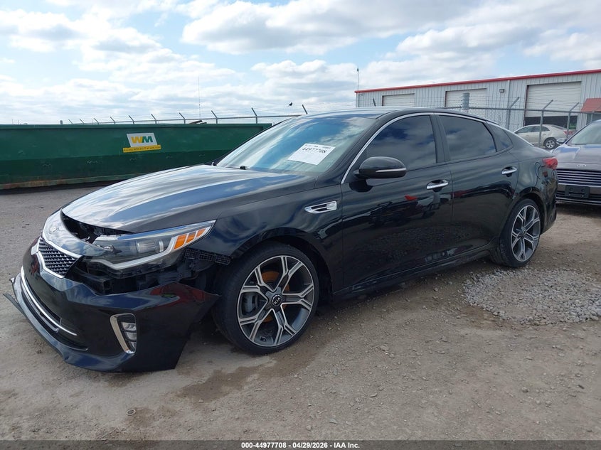2018 Kia Optima VIN 5XXGT4L38JG196563 IAAI salvage auction — FRONT END, Salvage (Kansas), sold $700 on 2026-07-10 (photo 2)