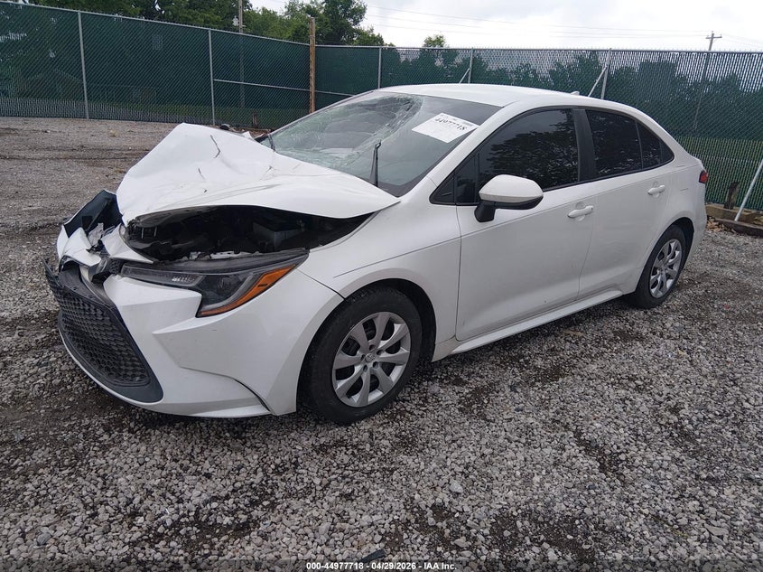 2022 Toyota Corolla VIN 5YFEPMAE9NP288925 IAAI salvage auction — FRONT END, Salvage (Kentucky), sold $3,050 on 2026-07-29 (photo 2)
