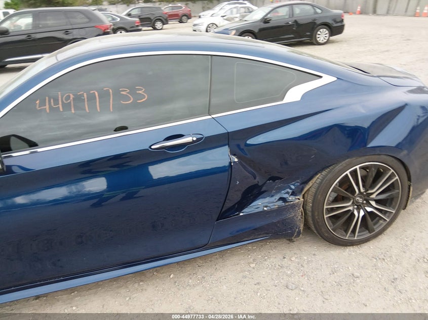2018 Infiniti Q60 VIN JN1EV7EKXJM342871 IAAI salvage auction — LEFT SIDE, Salvage Title, sold $6,500 on 2026-07-28 (photo 6)