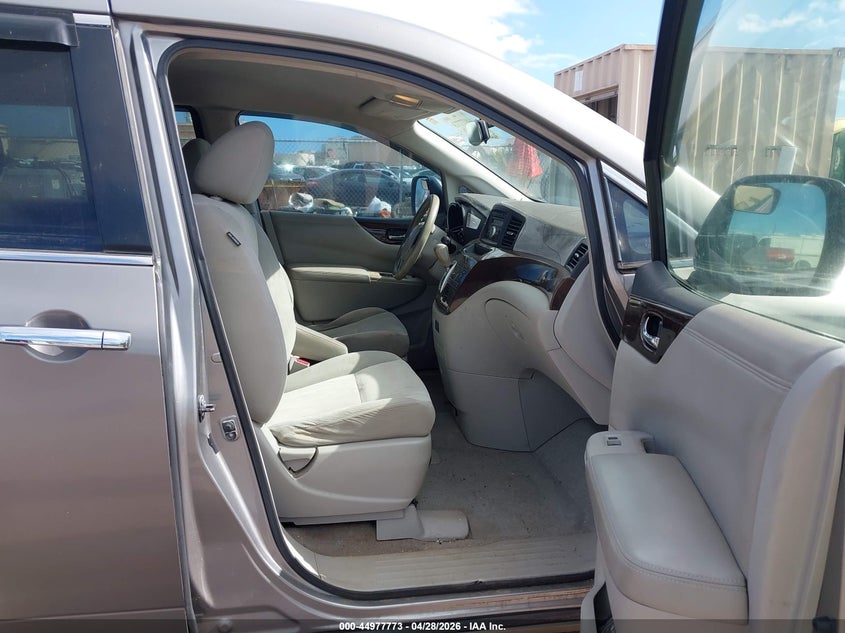 2012 Nissan Quest VIN JN8AE2KP0C9033337 IAAI salvage auction — UNKNOWN, Salvage (Hawaii), sold $250 on 2026-08-01 (photo 5)