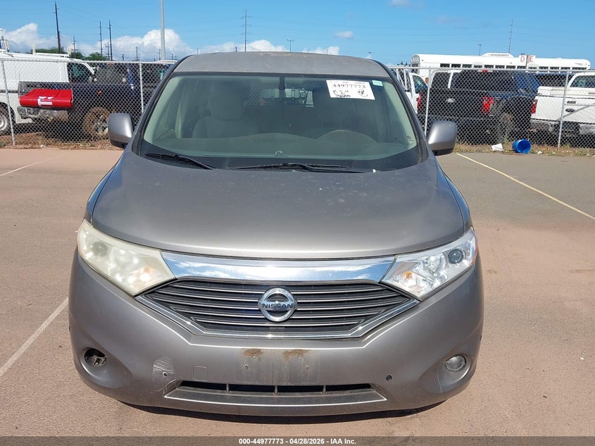 2012 Nissan Quest VIN JN8AE2KP0C9033337 IAAI salvage auction — UNKNOWN, Salvage (Hawaii), sold $250 on 2026-08-01 (photo 6)