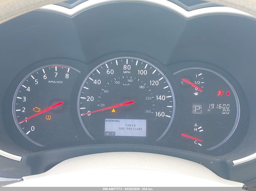 2012 Nissan Quest VIN JN8AE2KP0C9033337 IAAI salvage auction — UNKNOWN, Salvage (Hawaii), sold $250 on 2026-08-01 (photo 7)