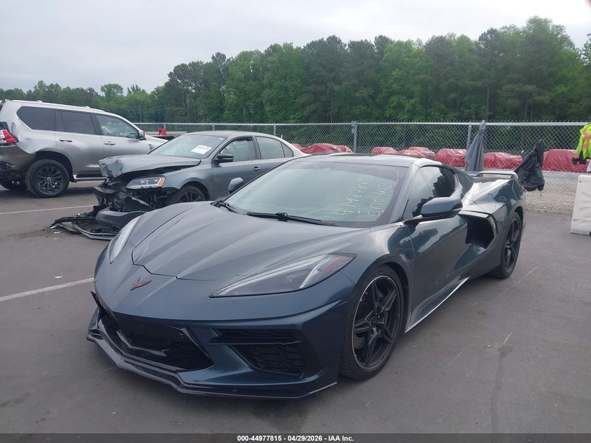 2020 Chevrolet Corvette VIN 1G1Y72D42L5109969 IAAI salvage auction — UNDERCARRIAGE, Salvage (North Carolina), sold $38,250 on 2026-07-13 (photo 2)