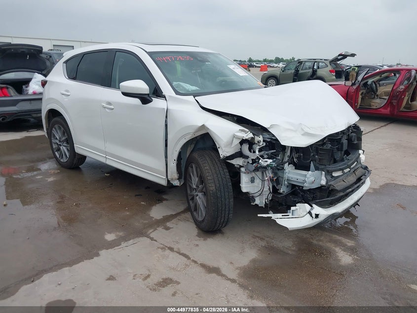 2024 Mazda Cx-5 VIN JM3KFBDM6R0420740 IAAI salvage auction — FRONT END, Clear (Oklahoma), sold $4,450 on 2026-07-15 (photo 1)