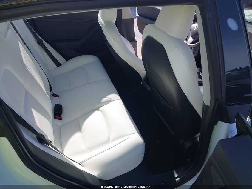 2023 Tesla Model 3 VIN 5YJ3E1EA3PF517133 IAAI salvage auction — FRONT & REAR, Salvage Title, sold $6,100 on 2026-07-09 (photo 8)