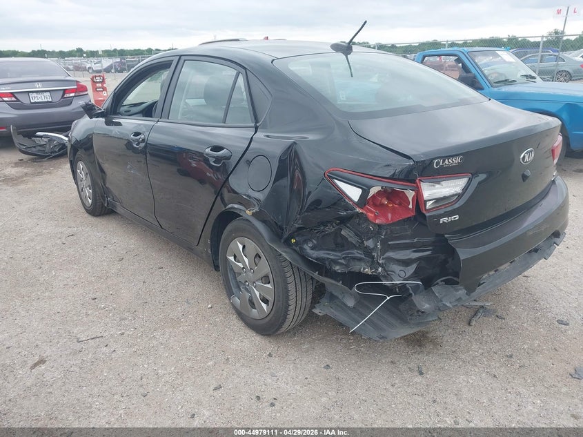 2020 Kia Rio VIN 3KPA24AD7LE318216 IAAI salvage auction — SIDE, Salvage (Texas), sold $2,000 on 2026-07-31 (photo 3)