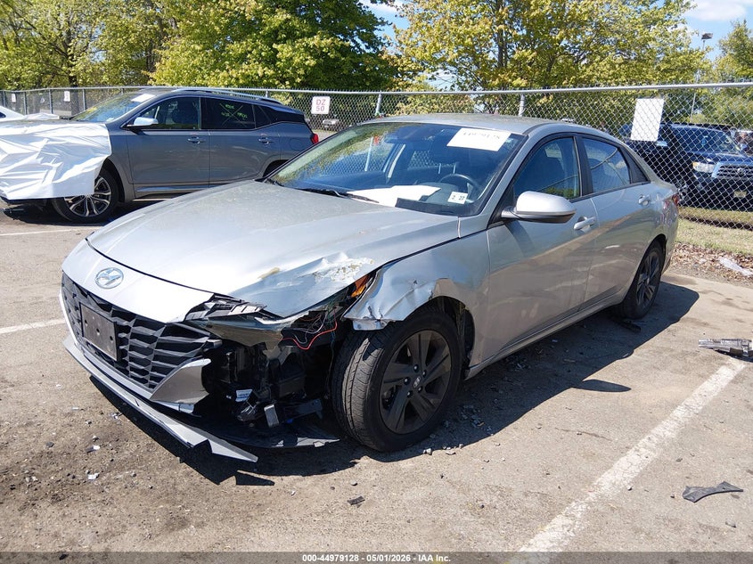 2022 Hyundai Elantra VIN 5NPLM4AG0NH074291 IAAI salvage auction — LEFT FRONT, Wait Title, sold $4,250 on 2026-07-27 (photo 2)