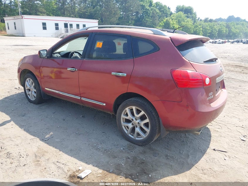 2013 Nissan Rogue VIN JN8AS5MT1DW509666 IAAI salvage auction — NORMAL WEAR, Salvage Title, sold $250 on 2026-07-10 (photo 3)