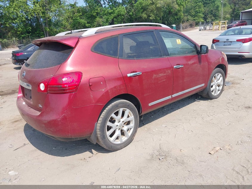 2013 Nissan Rogue VIN JN8AS5MT1DW509666 IAAI salvage auction — NORMAL WEAR, Salvage Title, sold $250 on 2026-07-10 (photo 4)