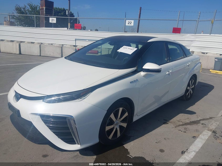 2019 Toyota Mirai VIN JTDBVRBD0KA005677 IAAI salvage auction — RIGHT SIDE, Salvage Title, sold $225 on 2026-07-08 (photo 2)