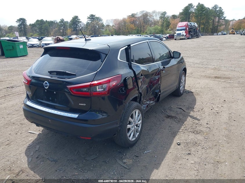 2022 Nissan Rogue VIN JN1BJ1AW0NW477288 IAAI salvage auction — RIGHT SIDE, Salvage Title, sold $4,600 on 2026-07-14 (photo 4)