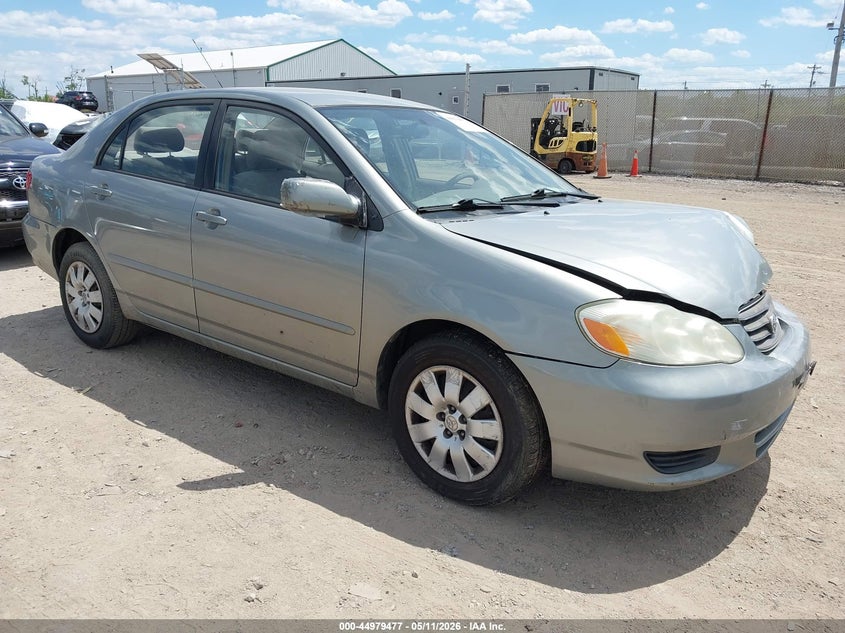 2003 Toyota Corolla VIN JTDBR32E730038645 IAAI salvage auction — FRONT END, Salvage (Ohio), sold $400 on 2026-07-30 (photo 1)