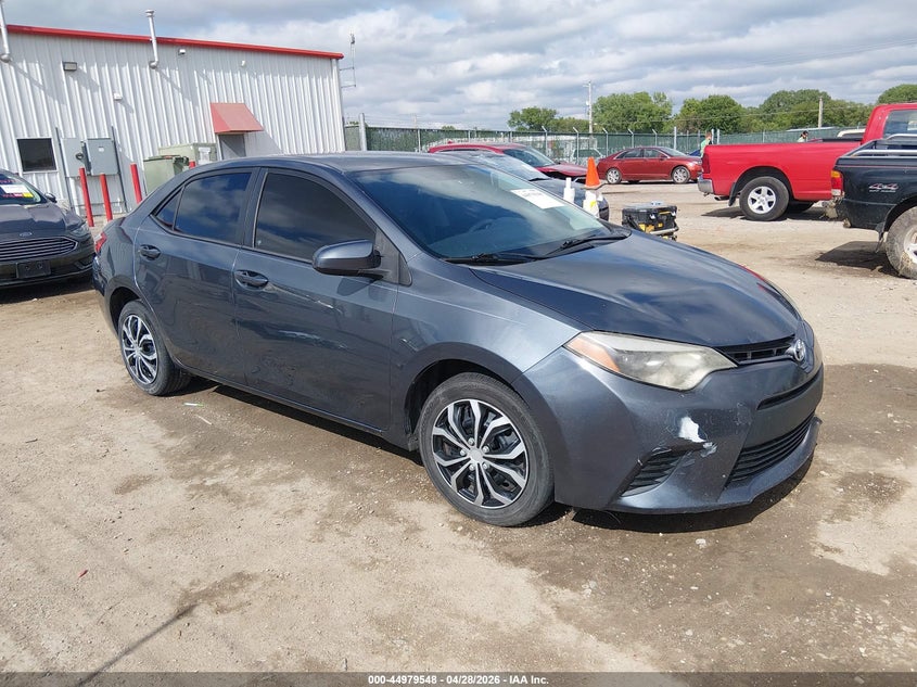 2016 Toyota Corolla VIN 5YFBURHE0GP534732 IAAI salvage auction — HAIL, Salvage Title, sold $1,550 on 2026-07-31 (photo 1)