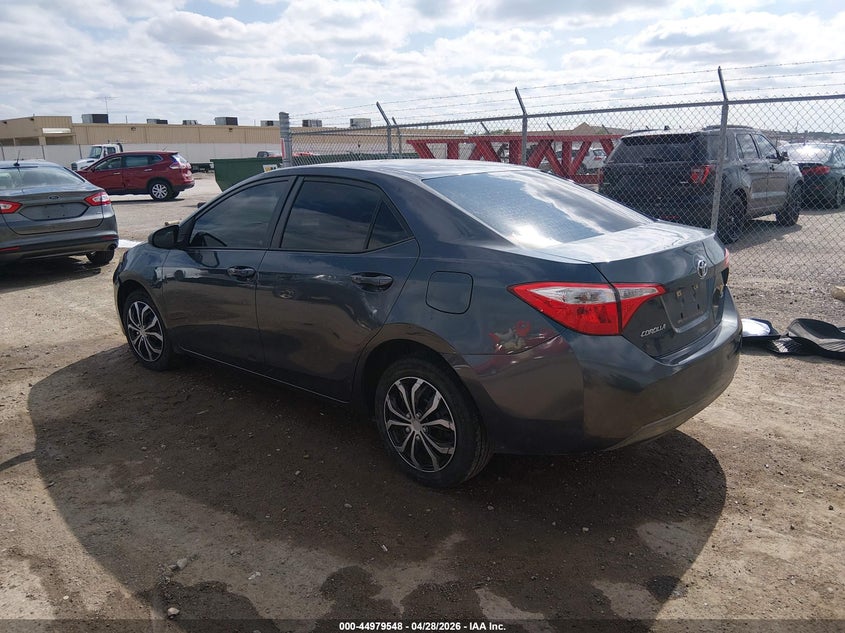 2016 Toyota Corolla VIN 5YFBURHE0GP534732 IAAI salvage auction — HAIL, Salvage Title, sold $1,550 on 2026-07-31 (photo 3)