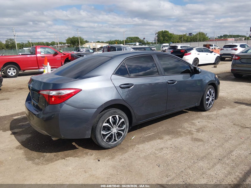 2016 Toyota Corolla VIN 5YFBURHE0GP534732 IAAI salvage auction — HAIL, Salvage Title, sold $1,550 on 2026-07-31 (photo 4)