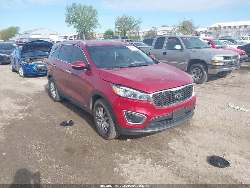 2016 Kia Sorento VIN 5XYPGDA35GG006732 IAAI salvage auction — HAIL, Salvage (Iowa), sold $1,450 on 2026-07-20 (photo 1)
