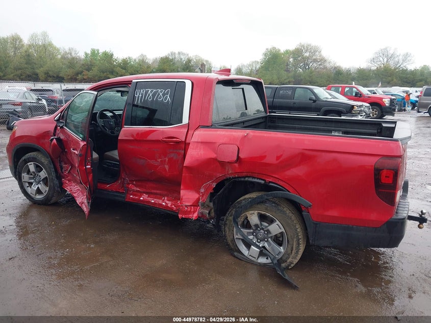 2025 Honda Ridgeline VIN 5FPYK3F54SB032155 IAAI salvage auction — LEFT SIDE, Salvage (Indiana), sold $9,800 on 2026-07-28 (photo 6)